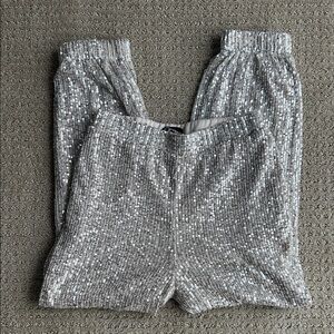 Art Class Gold Sequin Kids Pants - 7/8